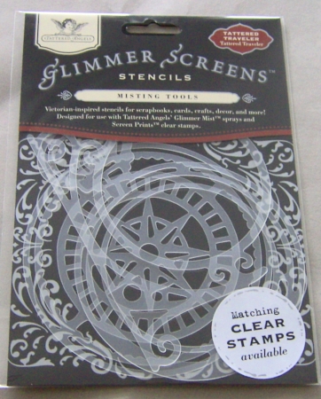 Glimmer Screens / Schablonen "Tattered Traveller" 3 Teile