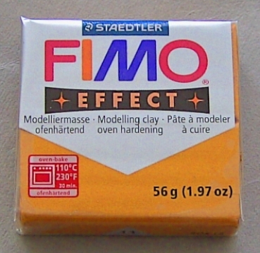 FIMO Effect metallic gold