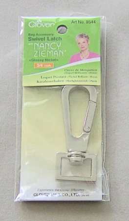 Clover Nancy Zieman Karabinerhaken 18 mm Hochglanznickel