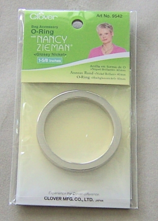 Clover Nancy Zieman O-Ring 40 mm Hochglanznickel