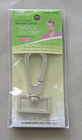 Clover Nancy Zieman Karabinerhaken 25 mm Hochglanznickel