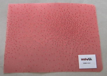 Creapop Organza-Brilliant-Vlies rot pro Meter