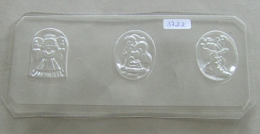 Regina-Wachs Relief-Giessformen Christbaumschmuck