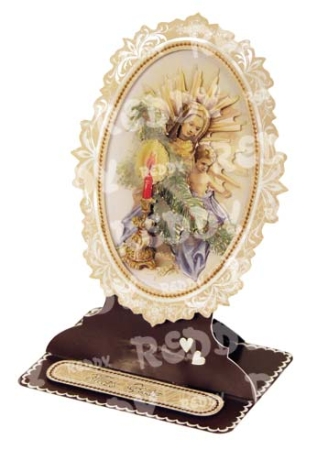 Preview: Reddy 3D Stanzbogen-Set "Engel, Maria und Jesuskind"