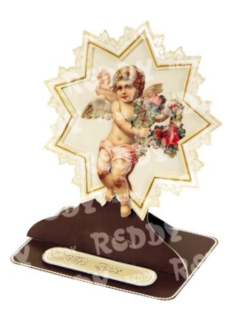 Preview: Reddy 3D Stanzbogen-Set "Engel, Maria und Jesuskind"