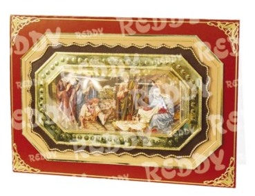 Preview: Reddy Cards Klarsichthaube 8-eckig für Prägeboard Christmas Delight