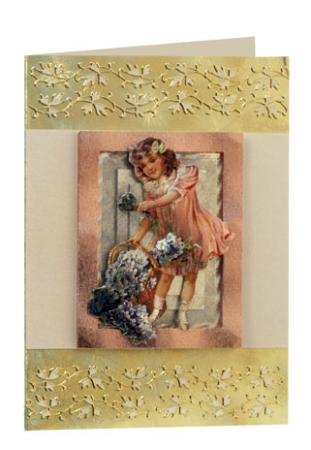 Preview: Dufex Stanzbogen Gallery, Blumenmädchen 1