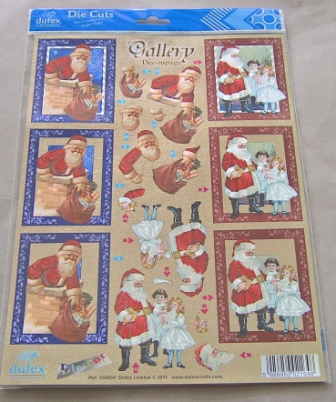 Dufex Stanzbogen Gallery, Weihnachtsmänner