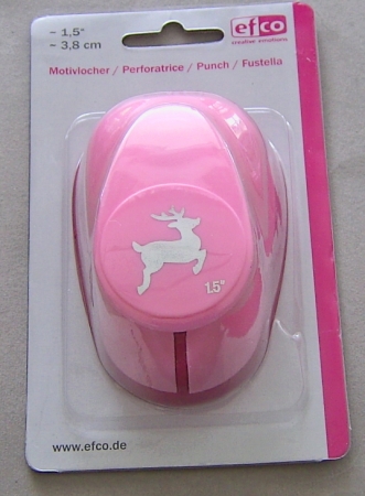 Motivlocher Stanzer Rentier ca. 2,5 cm