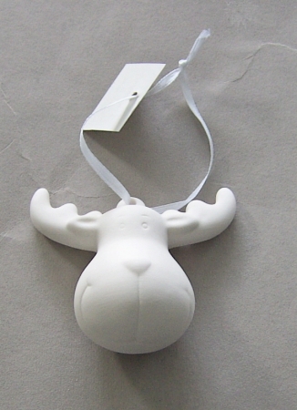 Porzellanhänger Elch 7,5 cm