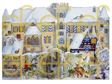 Panorama - Adventskalender "Ritterburg"