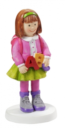 Hobbyfun Dekoteil Schulmädchen 8,5 cm