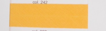Schrägband aus Baumwolle 60/30 je Meter gelborange