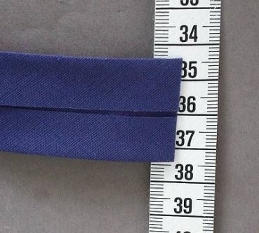 Schrägband 60/30 je m blau-violett