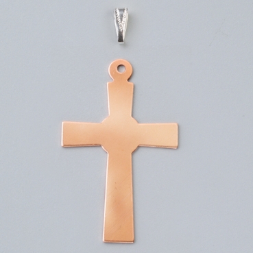 Efcolor Hänger Kreuz mit Schlaufe