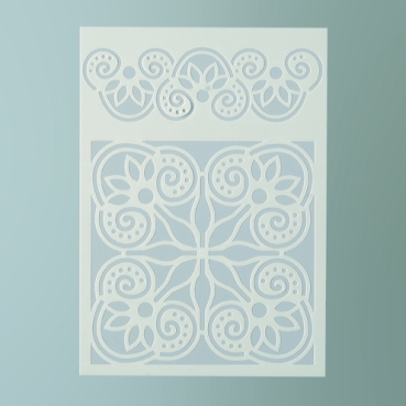 Stencil Ornament 2-teilig DIN A 5