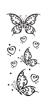 Preview: Artoz Stempel "Schmetterlinge"