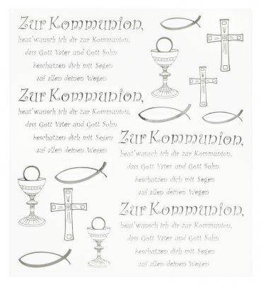 Hobbyfun Design Sticker Zur Kommunion