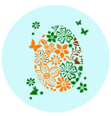 Preview: VIVA Decor Universalschablone Osterei