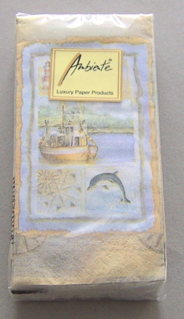 Ambiente Papier Taschentuch pro Stück Maritime Card