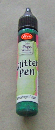 VIVA Decor Glitter-Pen 25 ml Smaragd-Grün
