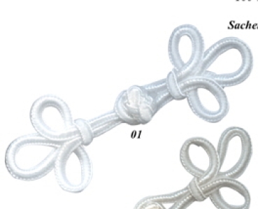 Posamentenverschluß weiß