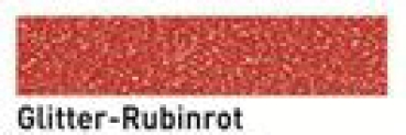 Javana Textil Stoffmalfarbe Glitter Pen Rubinrot