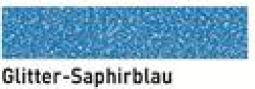 Javana Textil Stoffmalfarbe Glitter Pen Saphirblau