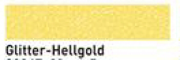 Javana Textil Stoffmalfarbe Glitter Pen Hellgold