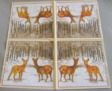 Ambiente Lunch Serviette 33 x 33 cm pro Stück Forest