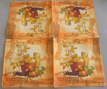 Ambiente Lunch Serviette 33 x 33 cm pro Stück Autumno