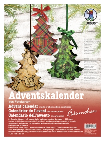 URSUS Adventskalender Bäumchen