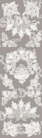 Reddy Cards Rub On Ornamente gold 3