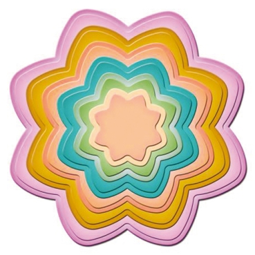 Spellbinder Metallschablone Nestabilities Dahlia