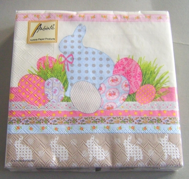 Ambiente Lunch Serviette A Touch of Easter Cream pro Stück