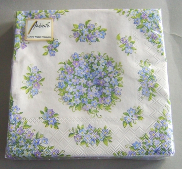 Ambiente Lunch Serviette Forget me not pro Stück