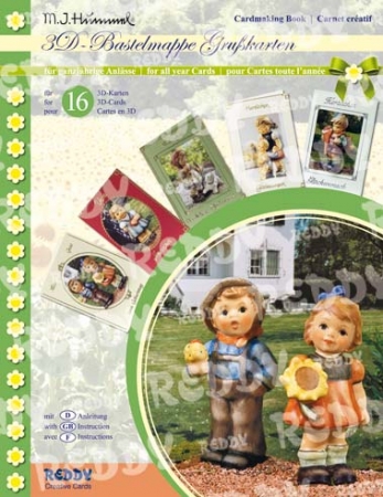 Bastelset in Buchform M.I. Hummel ganzjährig für 16 Karten