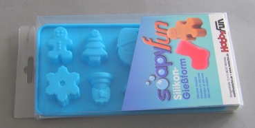 Hobbyfun Silikonform Springerle-Weihnachten