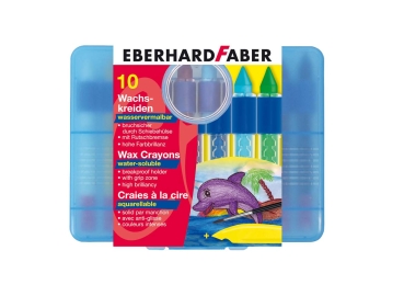Eberhard Faber Wachskreiden 10 Stück
