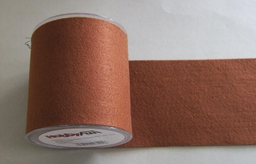 Hobbyfun Trendy Filz-Deko Tischband pro Meter 10 cm braun