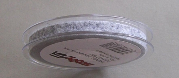 Trendy Filzband 10 mm Rolle pro Meter hellgrau meliert