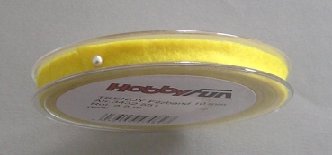 Trendy Filzband 10 mm Rolle pro Meter gelb