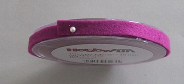 Trendy Filzband 10 mm Rolle pro Meter hortensie
