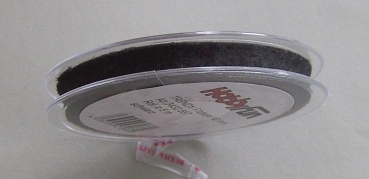 Trendy Filzband 10 mm Rolle pro Meter schwarz