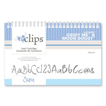 Preview: Sizzix Eclips Cartridge Giddy me and Moon Doggy Alphabet