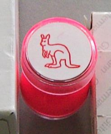 Doppelseitiger Stempel Känguruh