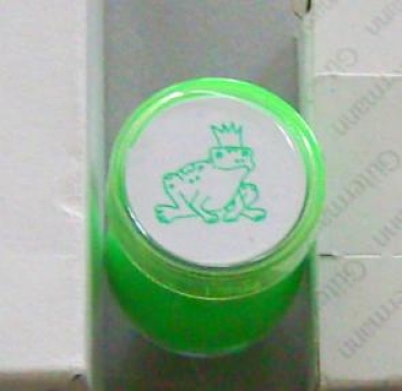 Doppelseitiger Stempel Froschkönig