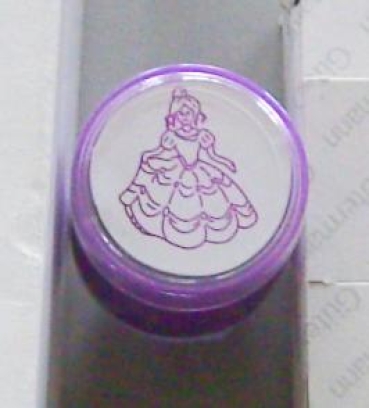 Doppelseitiger Stempel Prinzessin