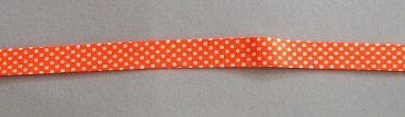 Baumwoll Schrägband pro Meter orange 1,5 cm