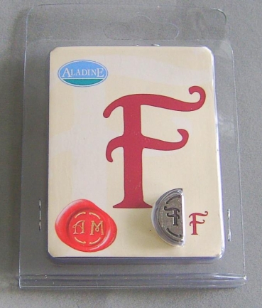 Siegel Buchstabe F ca. 1,7 cm